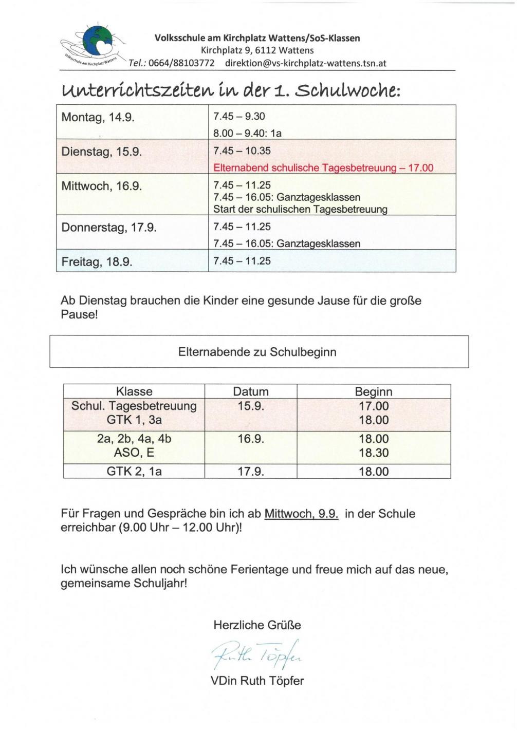 Schule neu
